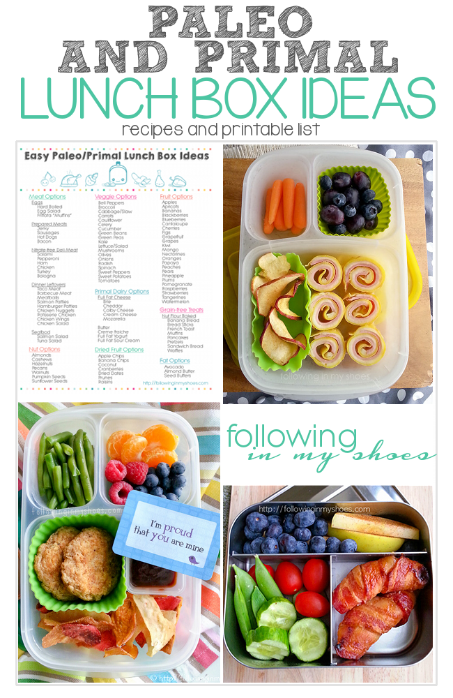 Paleo and Primal Lunch Ideas (and printable list)