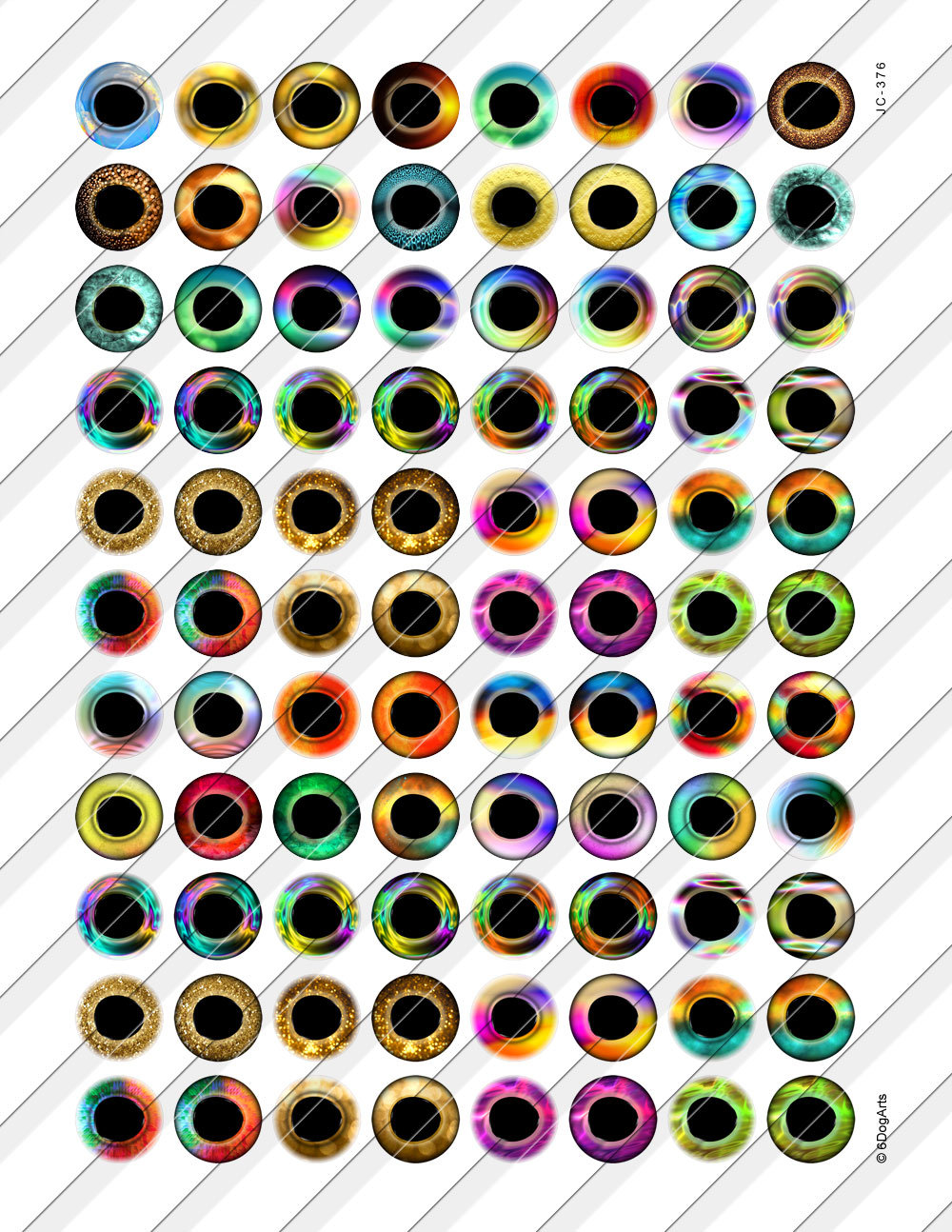 printable lure eyes
