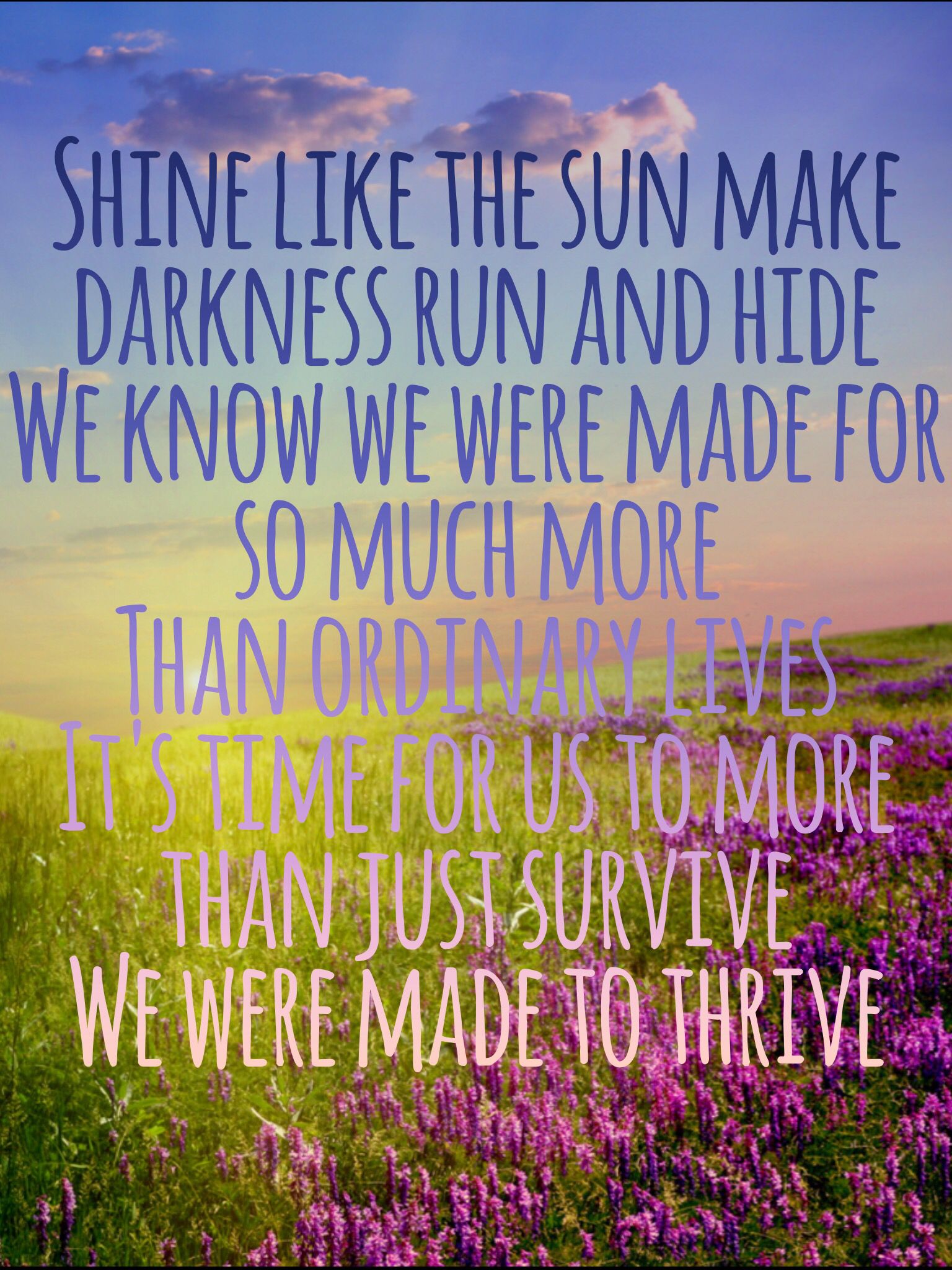 printable lyrics for thrive by casting crowns