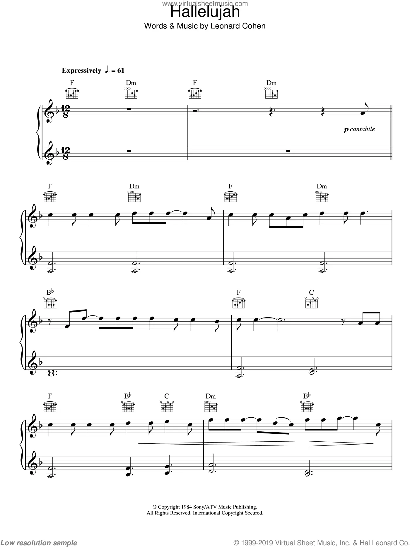 printable lyrics hallelujah alexandra burke