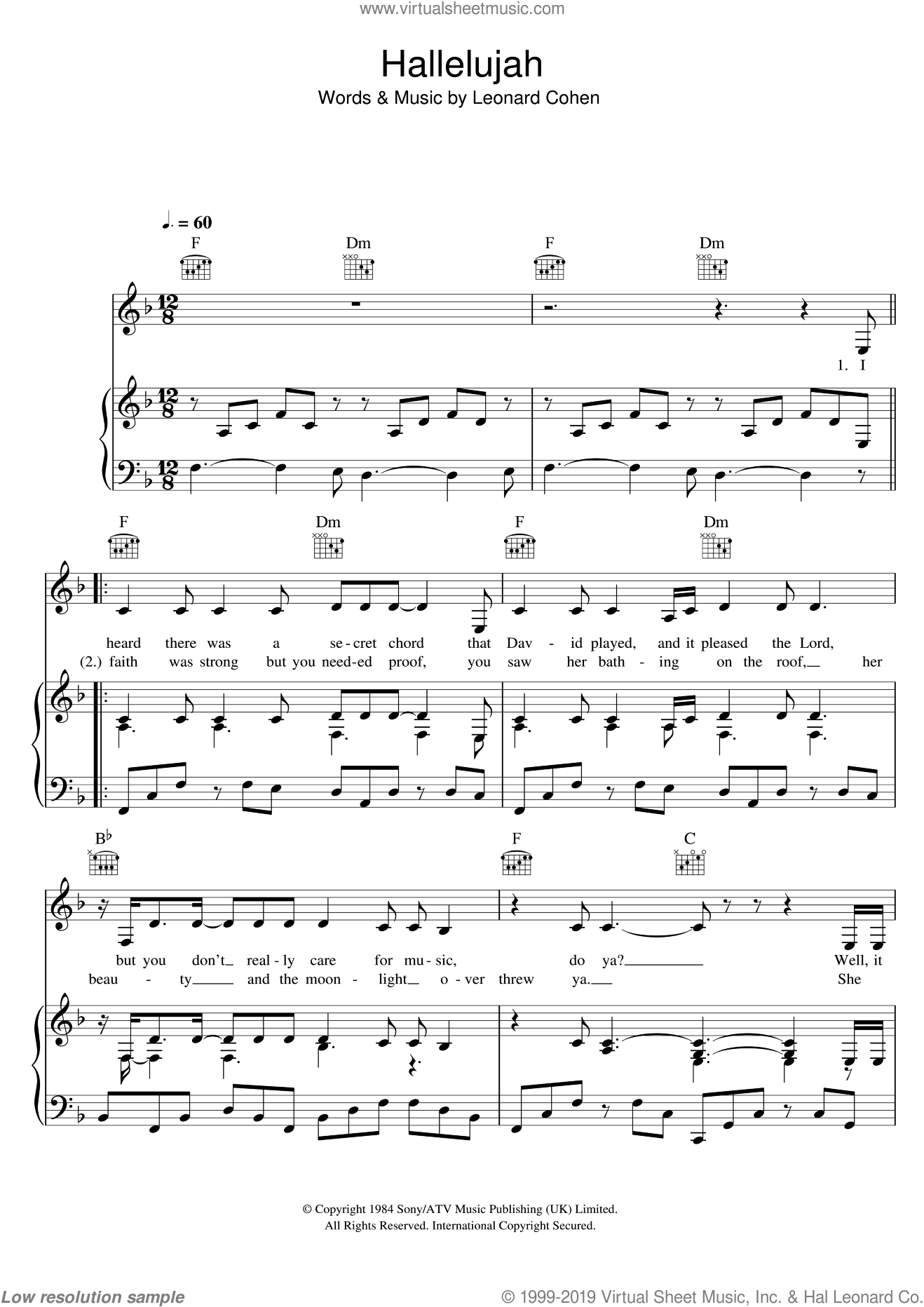 printable lyrics hallelujah alexandra burke
