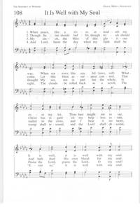 printable lyrics it is well with my soul