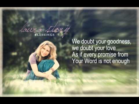 printable lyrics laura story blessings