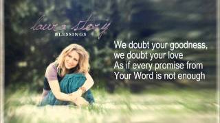 printable lyrics laura story blessings