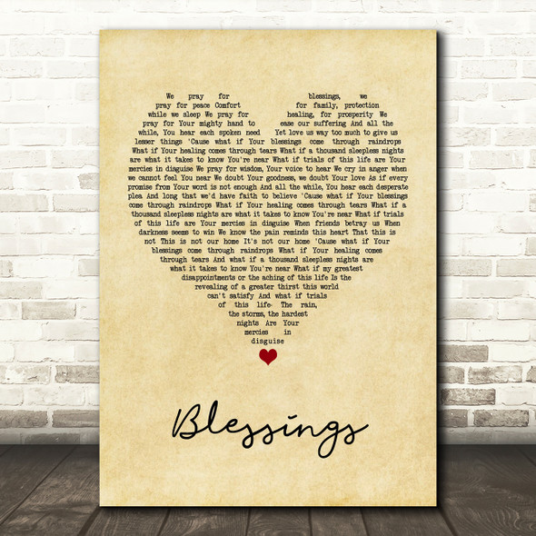 printable lyrics laura story blessings