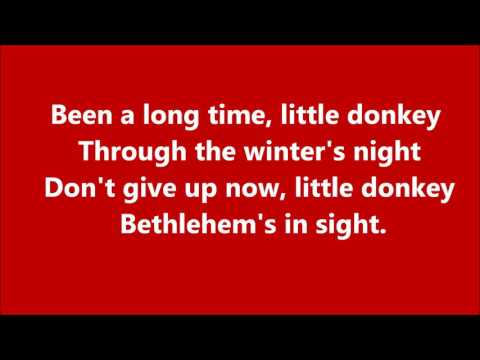 Little Donkey by The Beverley Sisters Sheet Music for Piano, Vocal ...