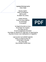 printable lyrics of lupang hinirang