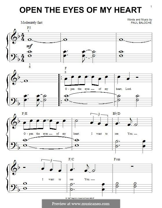 printable lyrics open the eyes of my heart