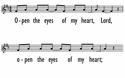 printable lyrics open the eyes of my heart