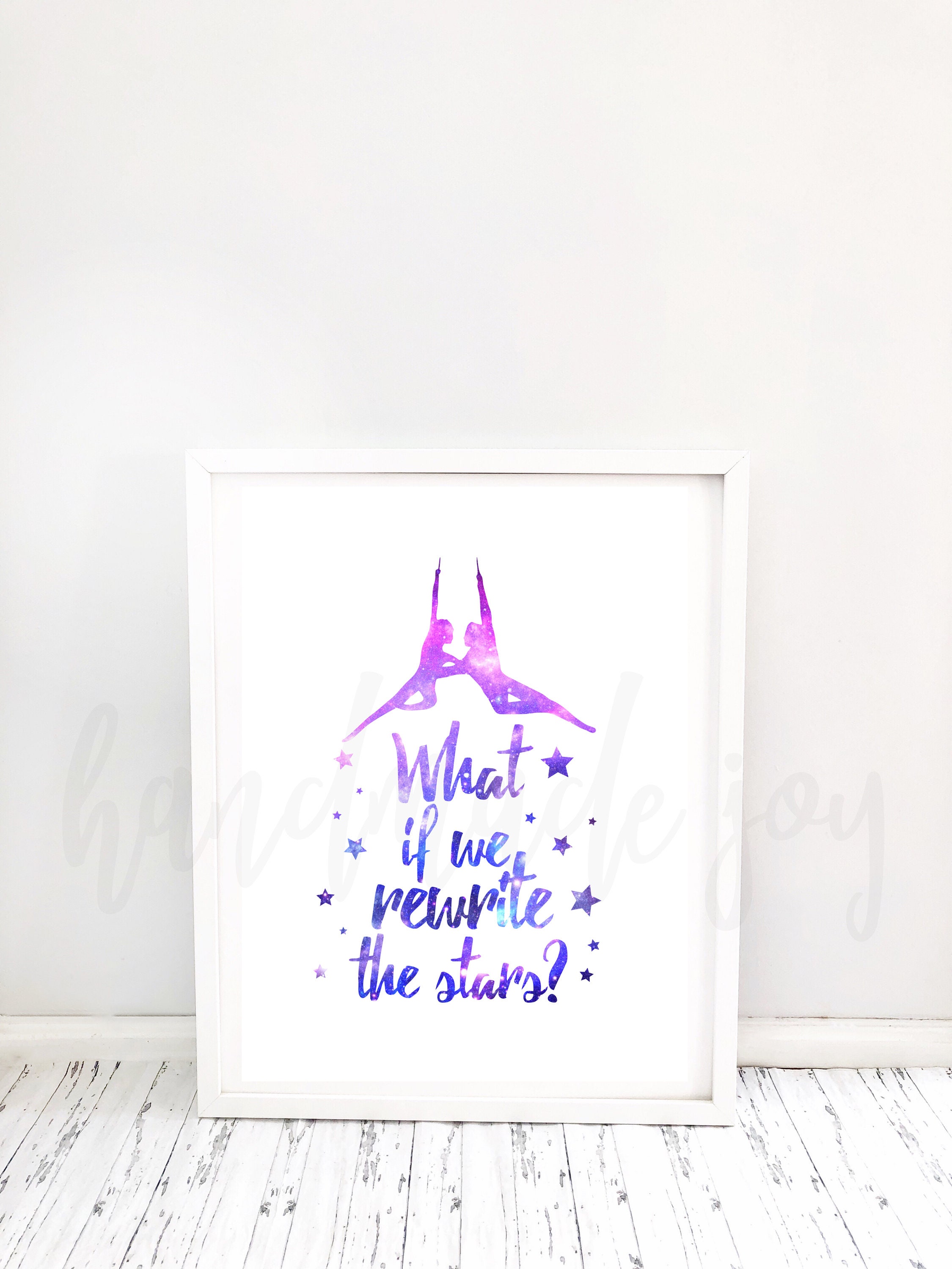printable lyrics rewrite the stars