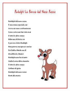 printable lyrics rudolph the red nosed reindeer