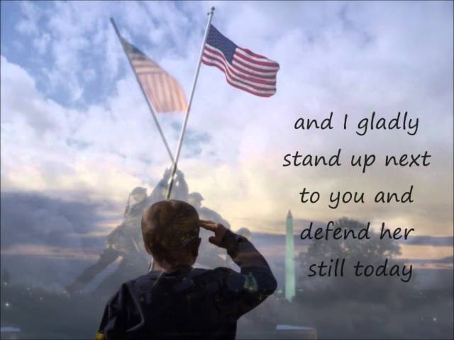 printable lyrics to god bless the usa