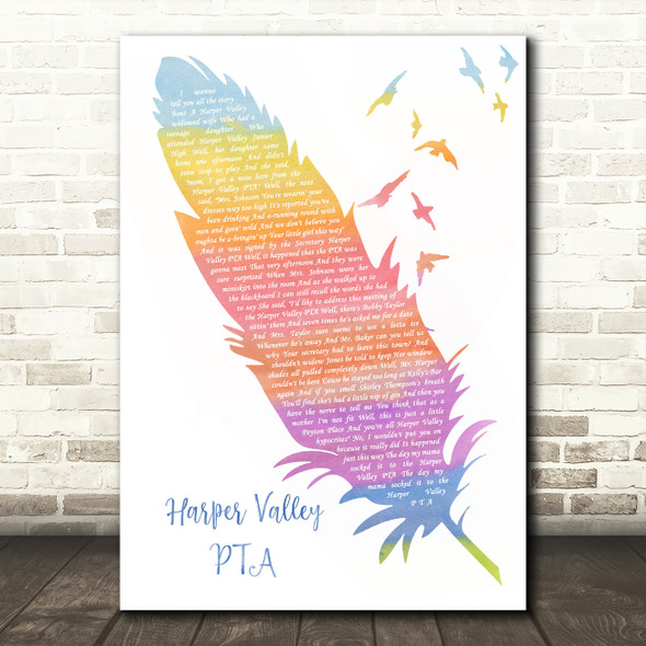 printable lyrics to harper valley pta