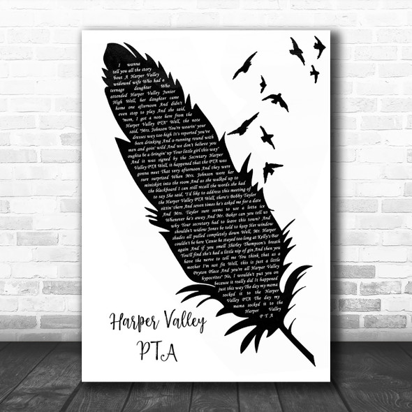 printable lyrics to harper valley pta