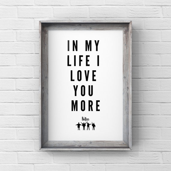 printable lyrics to in my life by the beatles