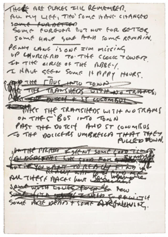 printable lyrics to in my life by the beatles