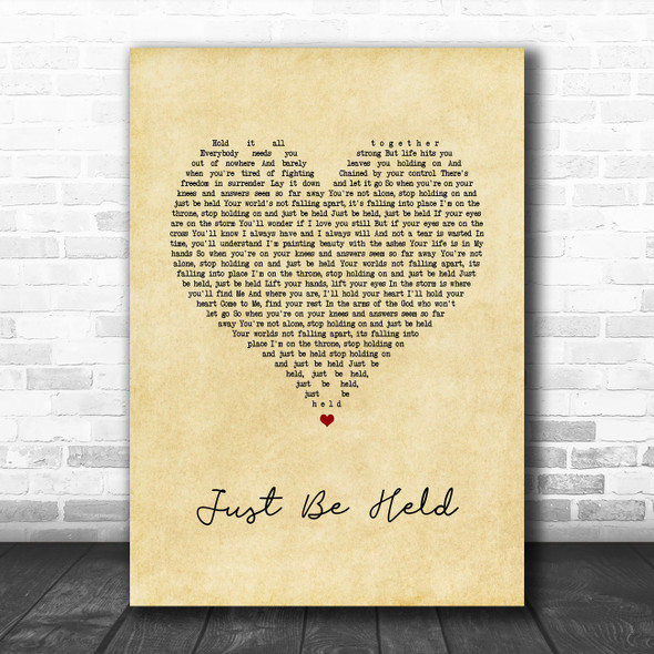Just Be Held - Casting Crowns (Christian Accompaniment Tracks ...