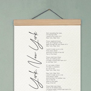 printable lyrics to new york new york