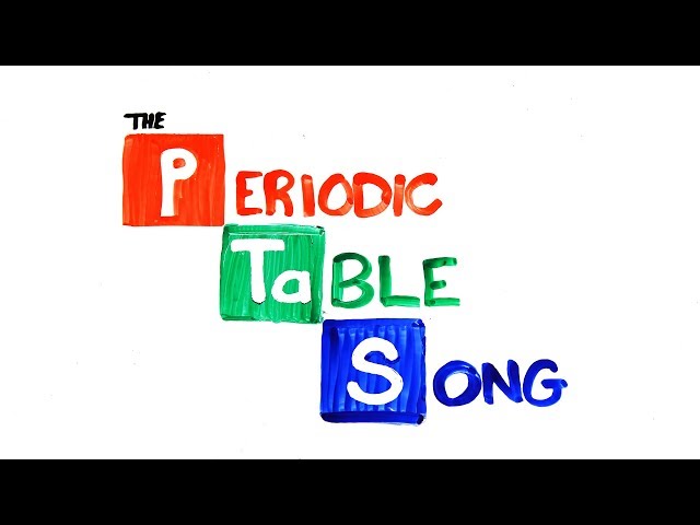 printable lyrics to periodic table song