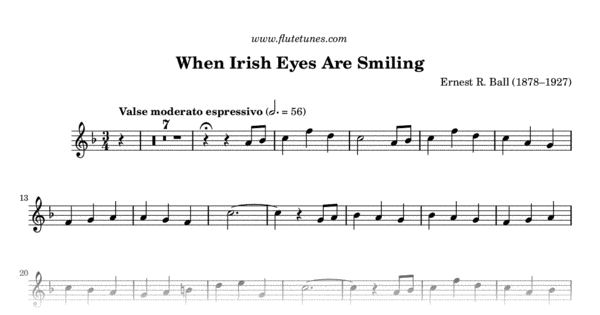 printable lyrics when irish eyes are smiling