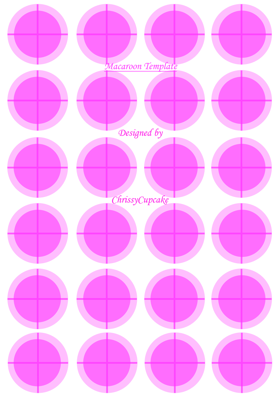 Macaroon Template - CakeCentral.com