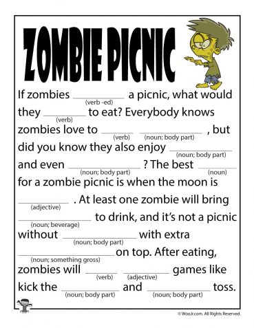 printable mad libs for middle school students