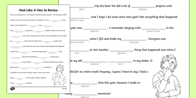 printable mad libs generator