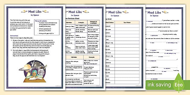 printable mad libs generator