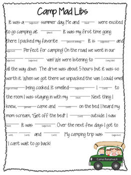 Mad libs | TPT