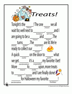 Printable Halloween Mad Libs for Kids - Multi-Testing Mommy