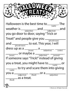 printable mad libs halloween