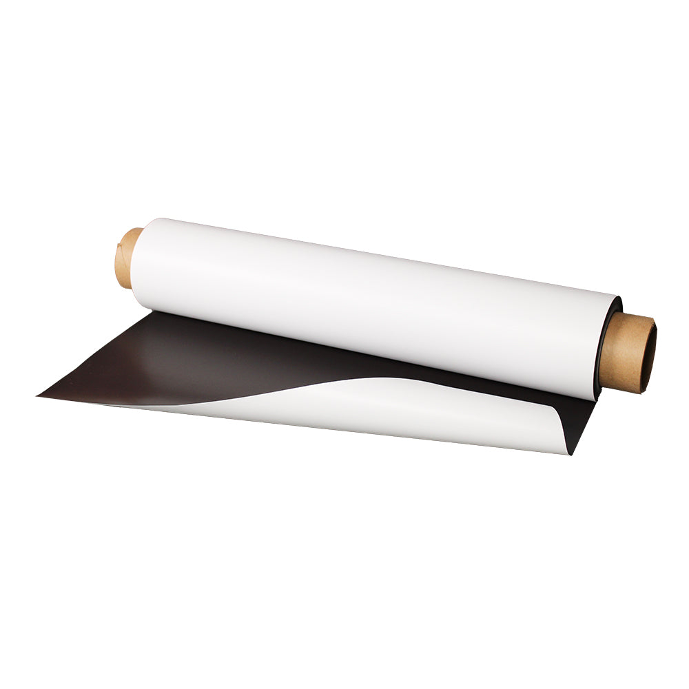Amazon.com : Flexible Vinyl Roll of Magnet Sheets - White, Super ...