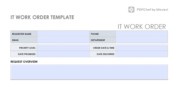 printable maintenance work order forms