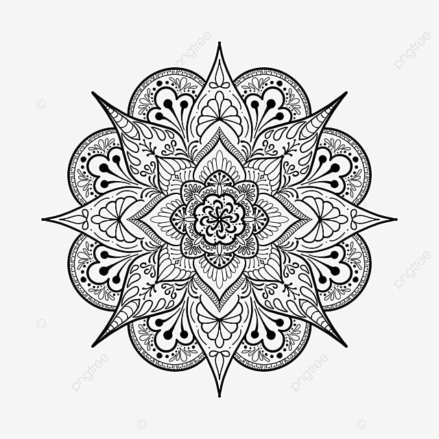 Mandala Printable Coloring Page, Man Drawing, Ring Drawing, Color ...