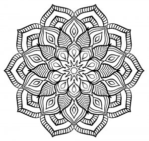 printable mandalas flowers