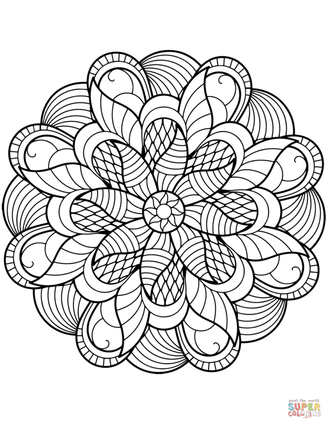 printable mandalas for beginners