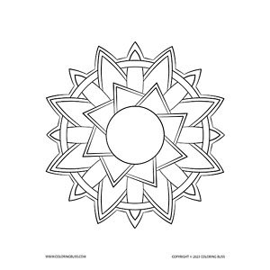 printable mandalas for colouring