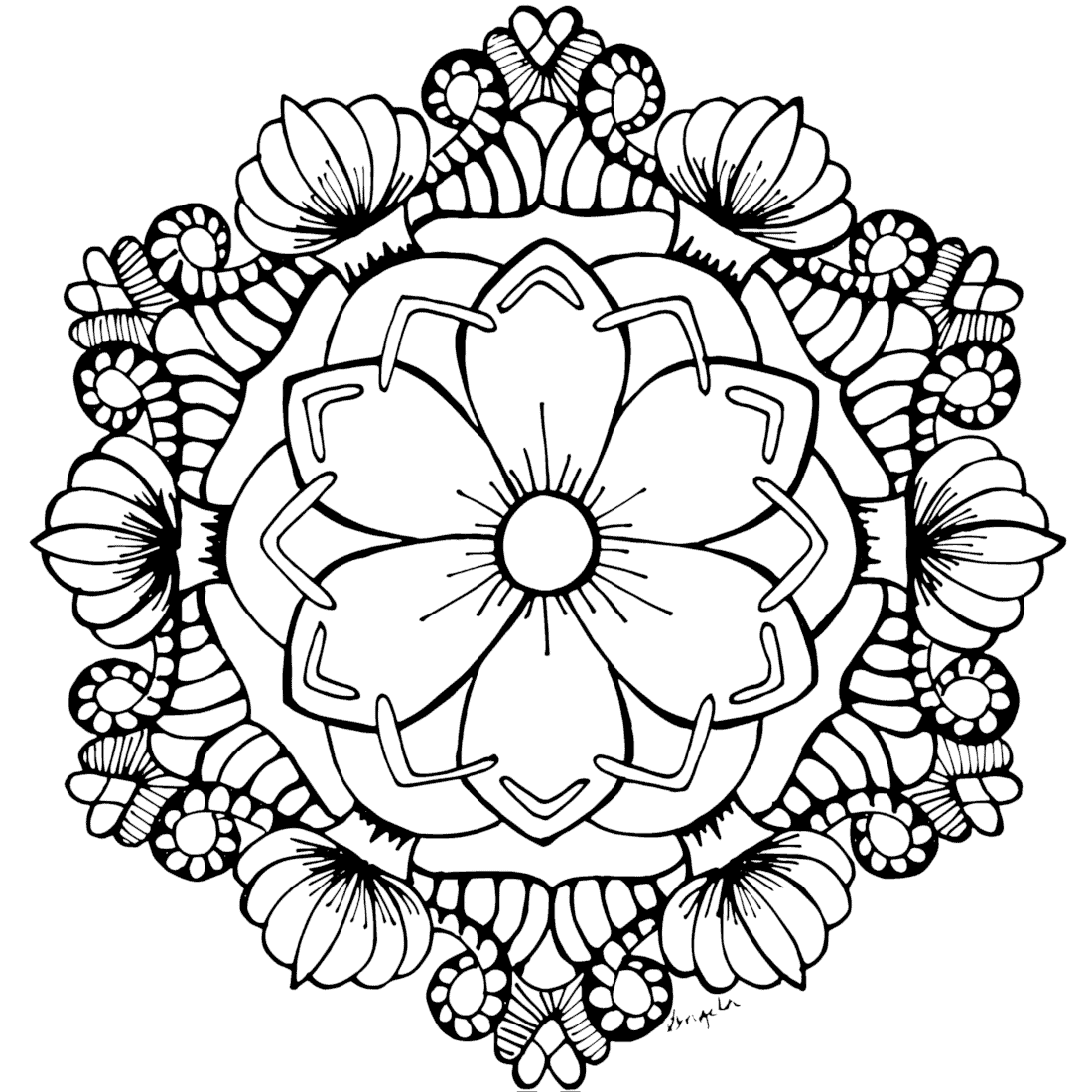 printable mandalas full page