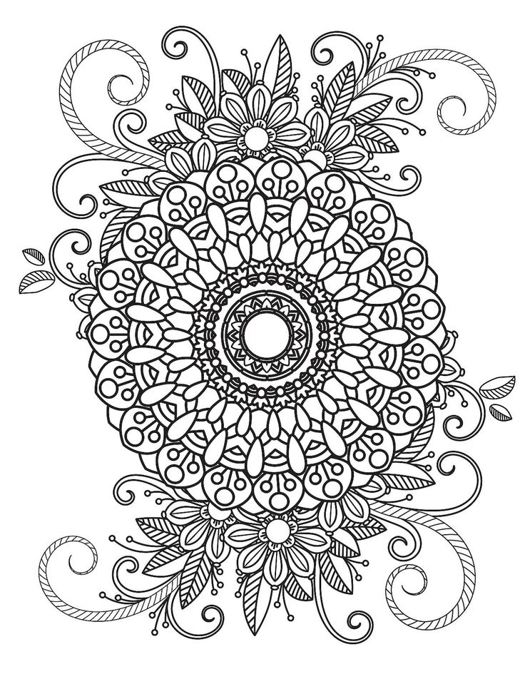 Mandala Coloring Pages: Free Printable Coloring Pages of Mandalas ...