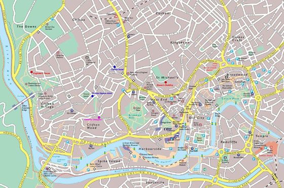 Large Bristol Maps for Free Download and Print | High-Resolution ...