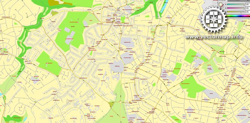 printable map bristol