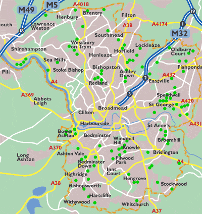 printable map bristol