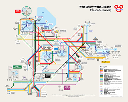 Walt Disney World Resort Maps - Printable Map Disney World 24 