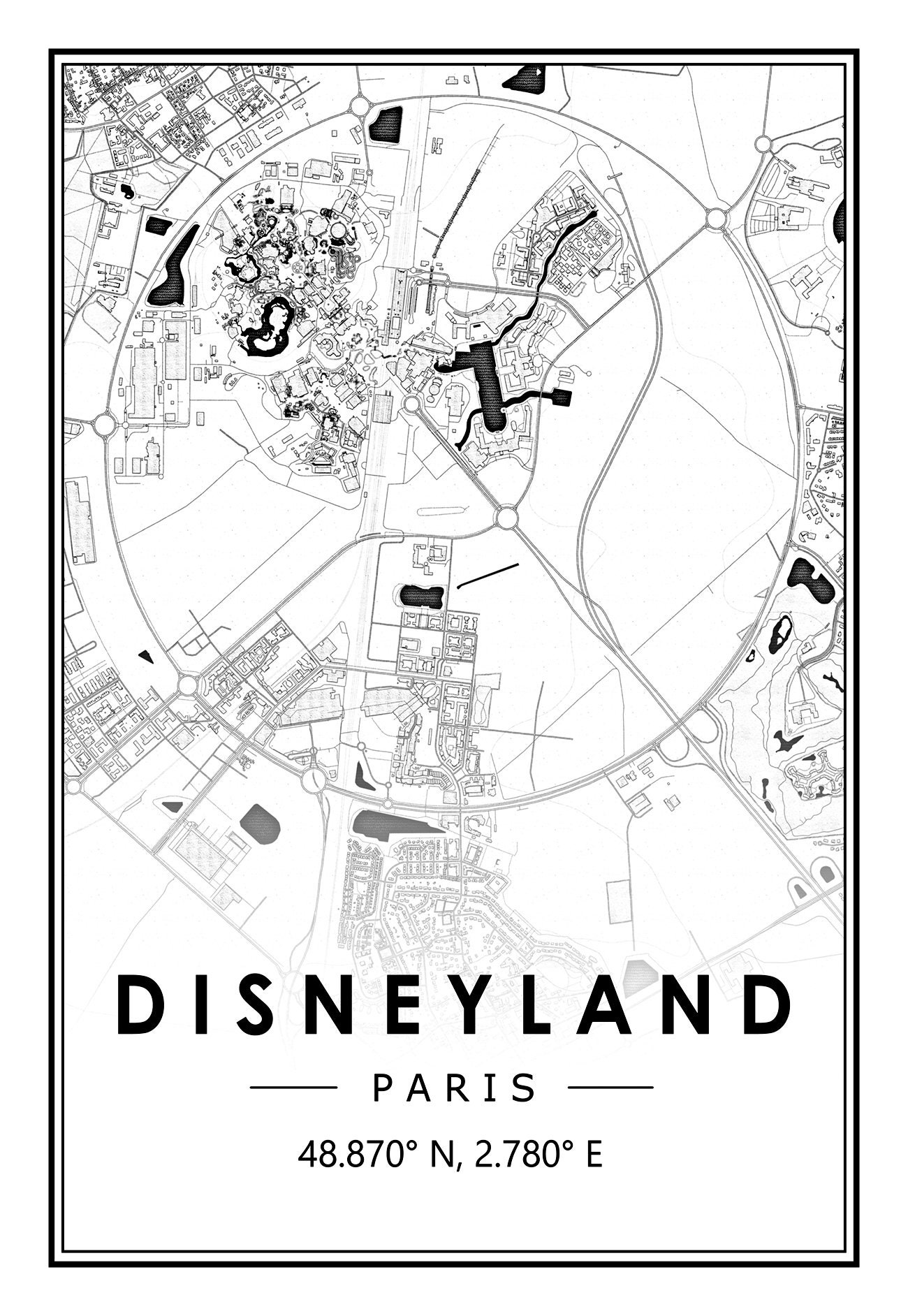 printable map disneyland paris