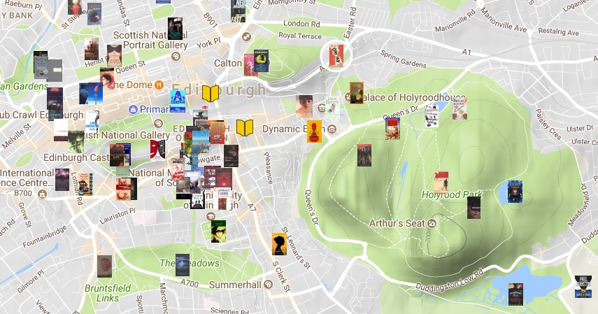 Edinburgh Fiction Map - Edinburgh
