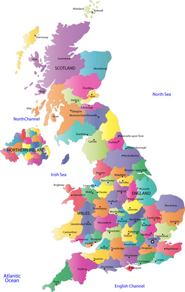 About Map of UK - The UK Map Website