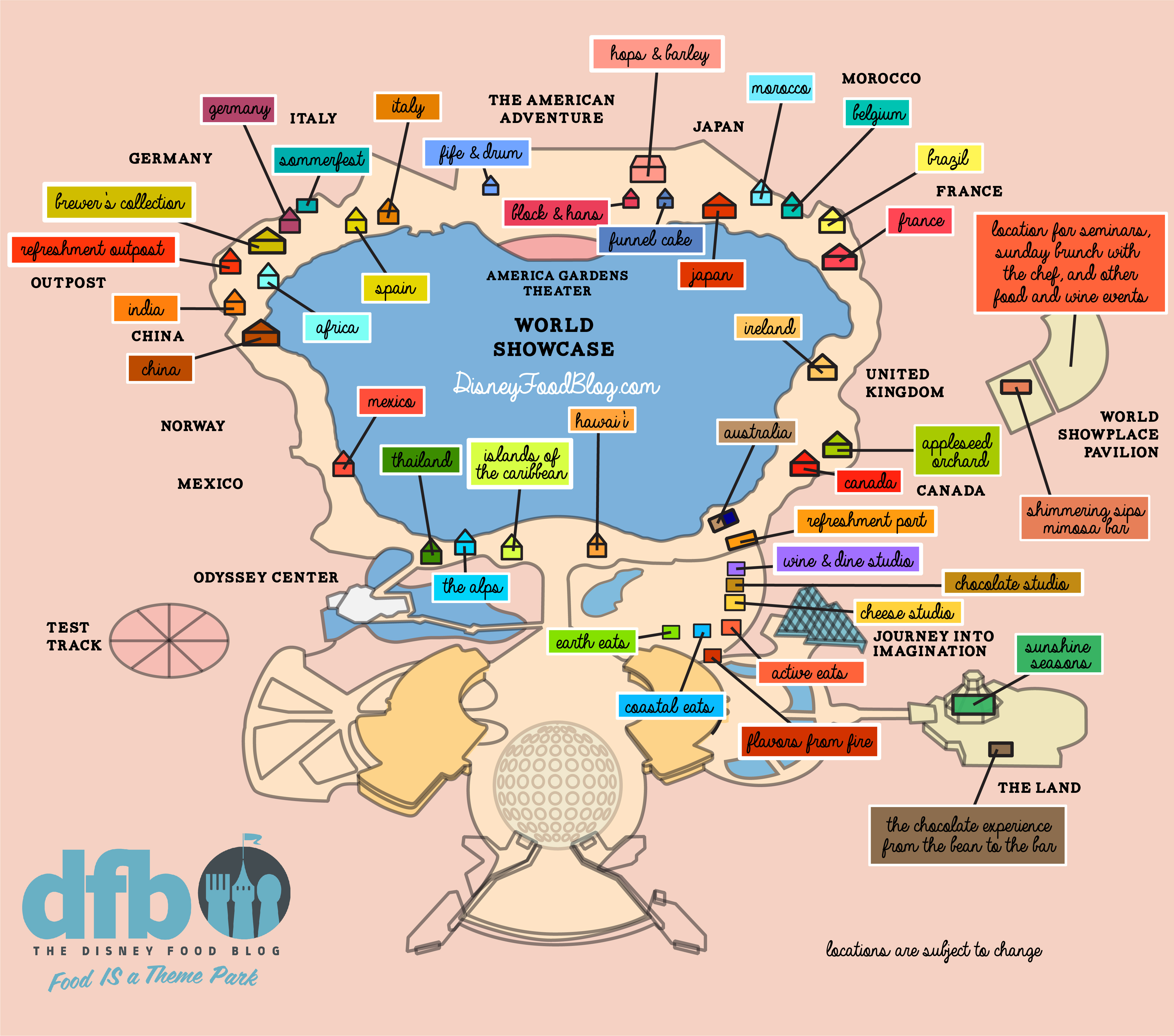 The Disney Food Blog EXCLUSIVE 2019 Epcot Food and Wine Festival ...