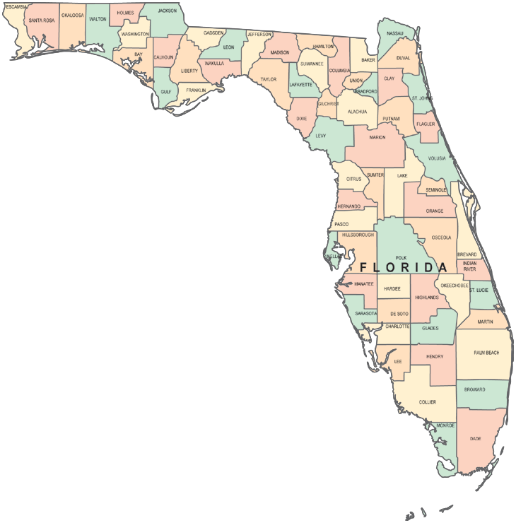 printable-florida-map-fl-counties-map-worksheets-library for Free Printable Map Of Florida With Cities Printable Florida Map | FL Counties Map - Worksheets Library for Free Printable Map Of Florida With Cities