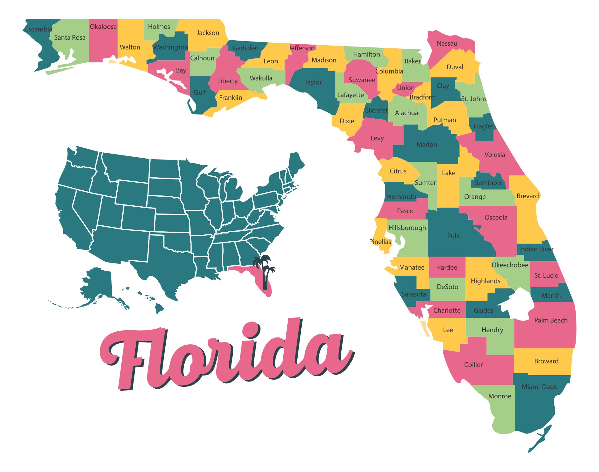 maps-of-florida-historical-statewide-regional-interactive-worksheets-library for Free Printable Map Of Florida Maps of Florida - Historical, Statewide, Regional, Interactive ... - Worksheets Library for Free Printable Map Of Florida