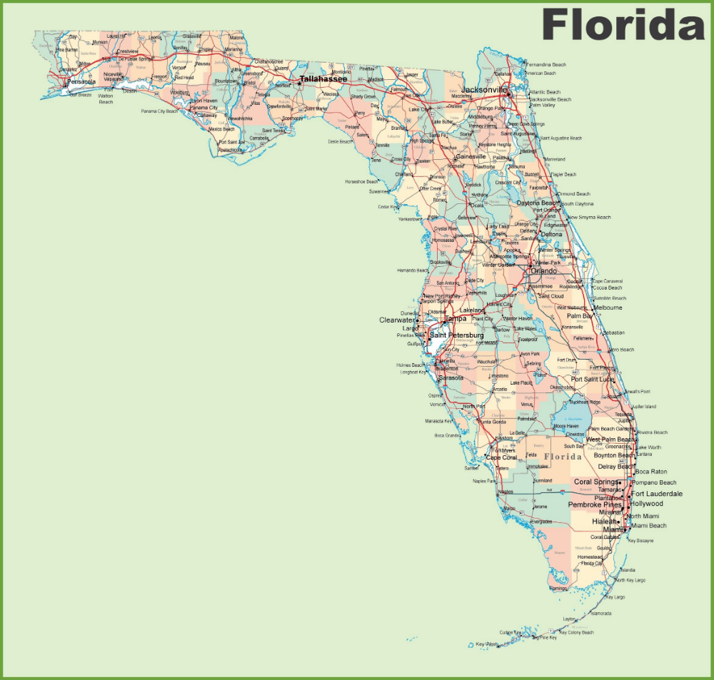 printable-florida-maps-state-outline-county-cities-worksheets-library for Free Printable Florida County Map Printable Florida Maps | State Outline, County, Cities - Worksheets Library for Free Printable Florida County Map